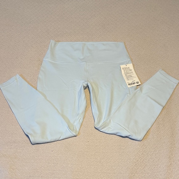lululemon athletica Pants - Lululemon Athletica Aligh HR pant 28” Light Blue Leggings